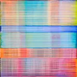 Bernard Frize, Lark, 2019, acrylic and resin on canvas