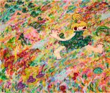 Ayako Rokkaku, Untitled ARP19-016, 2019, acrylic on canvas