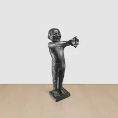Warrior No. 10 by Yue Minjun, 2007, bronze, sold Jun 2024