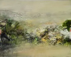 Zao Wou-ki, 25.11.81, oil on canvas