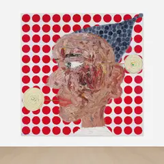 Ouyang Chun, Fierce Clown, 2008, oil on canvas