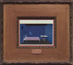 Ni Youyu, The 14th Day, acrylic on canvas, in artist's frame