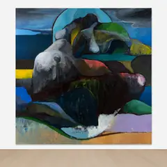 Liu Wei, Omen, 2018, oil on canvas
