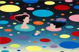 Gongkan, Through the Eyes, 2022, acrylic on canvas