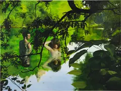 Jenna Gribbon, Turtle Pond, 2010, oil on linen