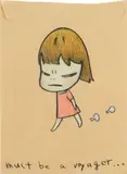 Yoshitomo Nara, Untitled, 2007, coloured pencil on paper