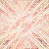 Ding Yi, Appearance of Crosses 2019-15, 2019, mixed media on basswood