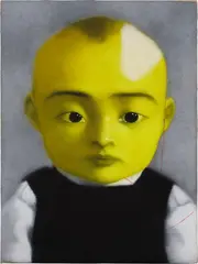 Zhang Xiaogang, Bloodline Series No. 28, 1997, oil on canvas