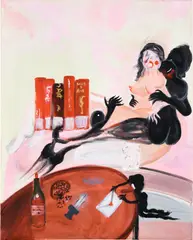 Oh de Laval, If I go to hell at least I will be with all my friends, 2018, acrylic on canvas