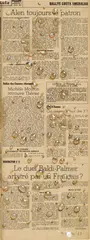 Kim Tschang Yeul, Waterdrops, 1982, acrylic and Indian ink on newspaper