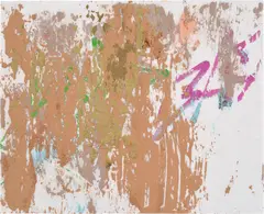 José Parla, Mono-Transfer Untitled, 2017, acrylic on paper