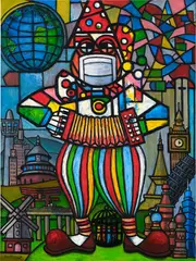 Aa Maan, Melody, 2020, oil on canvas mounted on panel