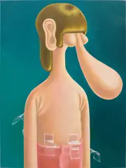 Louise Bonnet, Scotch Tape, 2016, oil on canvas