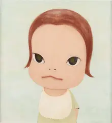 Yoshitomo Nara, Baby Blue, 1999, acrylic on canvas