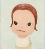 Yoshitomo Nara, Baby Blue, 1999, acrylic on canvas