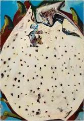 Dragon Fruit by Zhang Zipiao, 2018, oil on canvas, sold Nov 2024