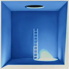 Mehdi Ghadyanloo, Untitled, 2020-2021, acrylic on canvas