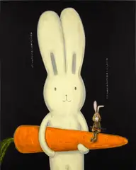Atsushi Kaga, Katz vs Tuyman, 2008, oil on linen