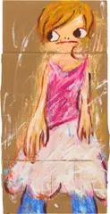 Untitled by Ayako Rokkaku, 2006, acrylic on cardboard, sold Nov 2024