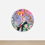 Tomokazu Matsuyama, Setting Sun Orange Wedge, 2019, acrylic on canvas