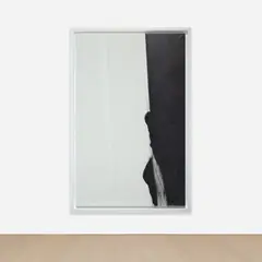 Takesada Matsutani, Parallel, 2004, vinyl adhesive and graphite on canvas