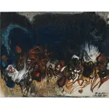 Chu Teh-chun, Untitled No. 331, 1968-1969, oil on panel