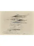Untitled by Zao Wou-ki, 1953, watercolour on paper, sold Nov 2024