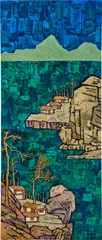 Xue Song, New Landscape, 2013, mixed media on canvas