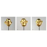 Fang Lijun, Three works: (i) Goldhead No. 6; (ii) Goldhead No. 3; (iii) Goldhead No. 11