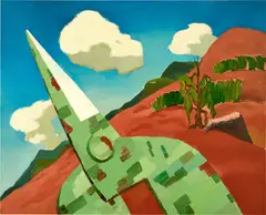 Xuhui Mao, Guishan Dreams - Camouflage, 2006, oil on canvas