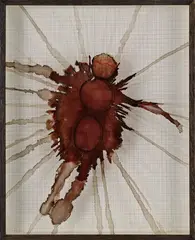 Antony Gormley, Test Site III, 2000, aniline dye on acetate sheet