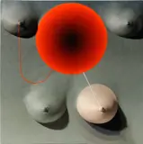 Loie Hollowell, The Breastfeeding Talk (Cambria and Loie), 2021, oil, acrylic and epoxy resin on linen over panel