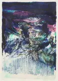 Untitled by Zao Wou-ki, 1976, lithograph on Japon Nacre paper, offered Nov 2024