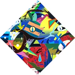 FROSTI AURORA by Tomokazu Matsuyama, 2020, oil on canvas, sold Oct 2024