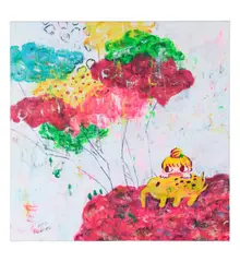 Ayako Rokkaku, Untitled (ARP09-015), 2009, acrylic on canvas