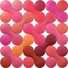 Josh Sperling, Double Bubble M, 2020, acrylic on canvas laid on board