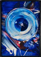 Kazuo Shiraga, Untitled, 1970, oil on canvas