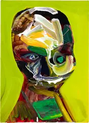 Yukimasa Ida, End of today - 4/1/2021 Self Portrait -, 2021, oil on canvas