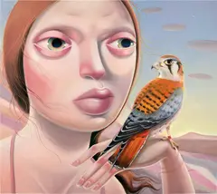 The Complexity of Being Bestest Friends by Tania Marmolejo, 2021, oil on canvas, sold Oct 2024