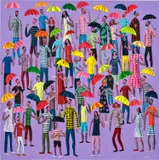 Kitti Narod, Raining Again, 2018, acrylic on canvas