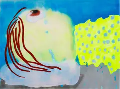 Austin Lee, Dropsy, 2013, flashe and acrylic on canvas