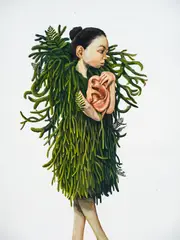Ranum by Roby Dwi Antono, 2014, watercolour on paper, offered Oct 2024