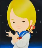 Yang Hyun Jun, Adult Child (Sailor Moon), 2023, acrylic on Korean paper