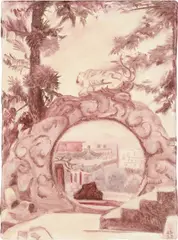 Chihoi, Halogen 16 - Tiger Balm Garden, 2022, oil on linen