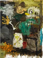 Matías Sánchez, In Ictu Oculi, 2014, oil on linen