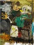 Matías Sánchez, In Ictu Oculi, 2014, oil on linen