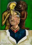 Kikuji Yamashita, Omaemoka, 1969, oil on canvas