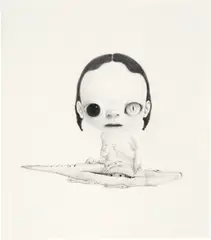 The Curious Creator by Roby Dwi Antono, 2019, graphite on paper, sold Oct 2024