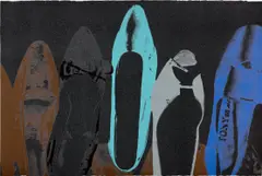Andy Warhol, Shoes (F. & S. 257), 1980, Screenprint in colours with diamond dust, on Arches Aquarelle paper, the full sheet