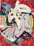 Frank Stella, Ahab, from The Waves (A. 192), 1989, Screenprint, lithograph and linocut in colours with hand-colouring, marbling and collage, on T.H. Saunders and Somerset papers, the full sheet